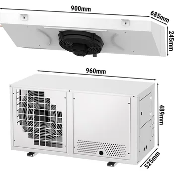 Lednice G.Gastro Dělený chladicí agregát - max. pro 7,5 m3 - stupeň ochrany IP 51