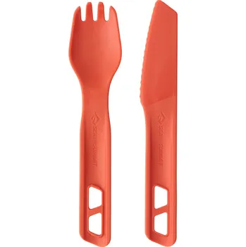 Outdoor vaření Příbor Sea to Summit Passage Cutlery Set - 2 kusy barva: oranžová