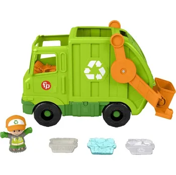 Mattel Fisher Price Little People Recyklační vůz se zvuky, HJN47