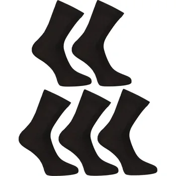 5PACK ponožky Nedeto kotníkové bambusové černé (5PBK01) XL Možnost vrácení zboží ZDARMA do 120 dnů!