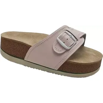 Dámská zdravotní obuv Korkové pantofle na klínku (korkáče) - růžové, vel.36 - 42 vel. 37 - délka vnitřní stélky 24,4 cm