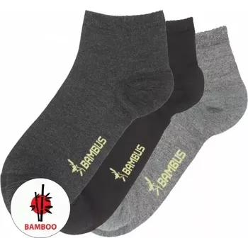 Pánské ponožky Bambusové letní kotníkové bambusové ponožky RS