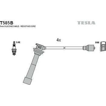 Auto-moto Sada kabelů pro zapalování TESLA T585B