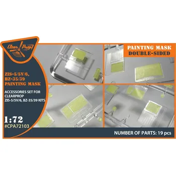 Plastikový model 1/72 ZiS-5V/5V/6/BZ35/39 painting mask (CP)
