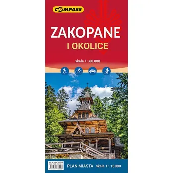 Mapa Zakopane i okolice