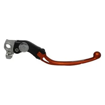 Adjustable folding lever ACCOSSATO aluminium, master cylinder oranžová LV011O-RST