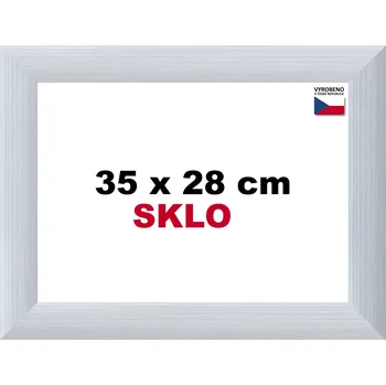 Rám na obraz BFHM Alaska hliníkový rám 35x28cm - stříbrný