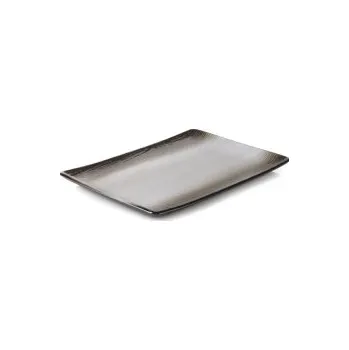 Talíř TOMGAST Swell talíř Brown Sand 32 x 23 x 2,4 cm Barva: hnědý písek