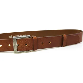 Opasek PENNY BELTS Pánský kožený opasek EXKLUZIV 502-R42 světle hnědý - 95 cm