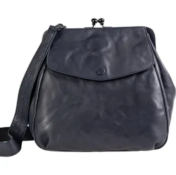 Kabelka aunts & uncles Kožená kabelka přes rameno Mrs. Mousse 40269-86 modrá