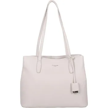 Kabelka Tříoddílová středně velká kabelka na rameno David Jones CM7008F latté