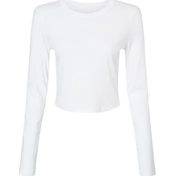 Pánské tričko Bella Dámský crop top BL1501 Solid White Blend XL