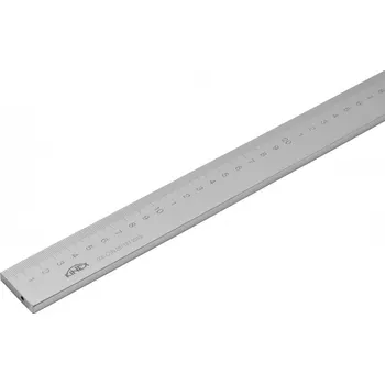pravítka Měřítko ocelové ploché s vertikální stupnicí- nerezová ocel, tř.př.2, 1000mm (1027-07-100)