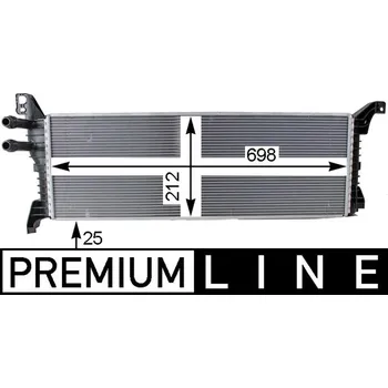 Chladič motoru Chladič nízké teploty, chladič plnicího vzduchu MAHLE CIR 9 000P