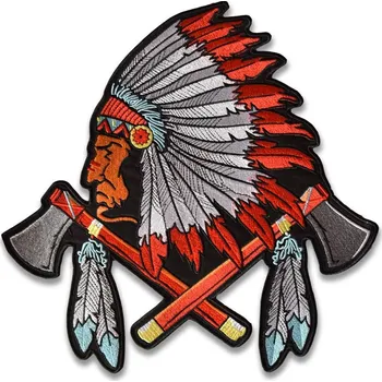 Nášivka Moto nášivka Indian Tomahawk XXL na záda