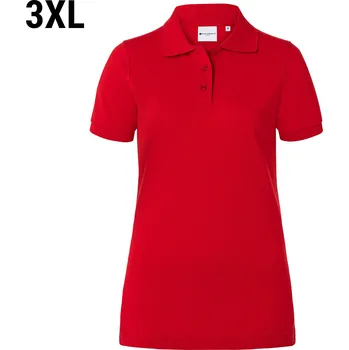 G.Gastro KARLOWSKY | Dámské polo tričko Basic - červené - velikost: 3XL