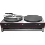 G.Gastro Palačinkovač - se 2 plotýnkami - Ø 40 cm včetně rozdělovače těsta