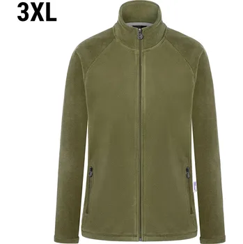 G.Gastro KARLOWSKY | Dámská fleecová bunda Warm-Up - mechově zelená - velikost: 3XL