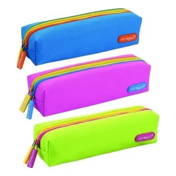 Set školních potřeb Piórnik bez wyposażenia 2 kieszenie MIX