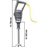 G.Gastro HAMILTON BEACH | BigRig™ HMI012 - Ruční mixér vč. mixovací tyče 305 mm - 1 kW - plynulá regulace otáček