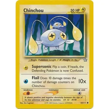 Společenská hra Pokémon NG 055/111 Chinchou - Neo Genesis Stav: Excellent