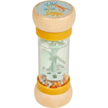 Dřevěná hračka Ostaria Chrastítko přesýpací hodiny Dino