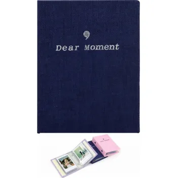 Fotoalbum Kapesní album / Mini / Na 36 fotografií Pro Instax Mini 7 8 9 11 90 / Kodak / Fujifilm / Navy Blue