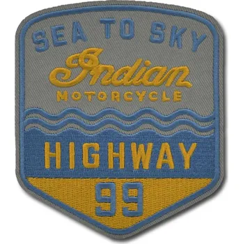 Nášivka Moto nášivka Indian Motorcycle Sea to Sky 10 cm x 9 cm