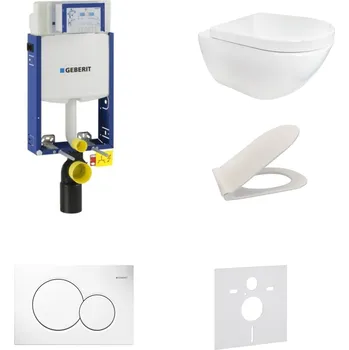 AKČNÍ SET 5v1 Geberit Kombifix ECO 110.302.00.5 + WC mísa JIKA MIO rimless