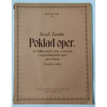 Josef Žemla - Poklad oper