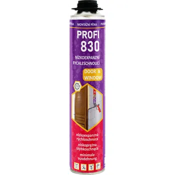 Montážní pěna ERKADO PROFI 830 Low Expansion pistolová pěna 830 ml