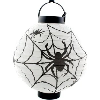 Karnevalový doplněk Svítící lampion s pavoukem