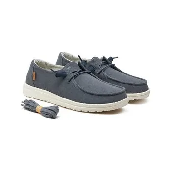 Dámské polobotky Polobotky Hey Dude Wendy Chambray 40058-4MQ Tmavomodrá 37