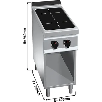 Sporák G.Gastro 2x Indukční varná deska (10 kW)