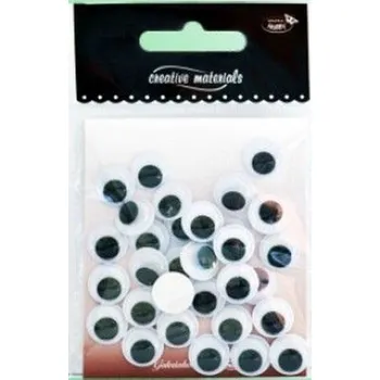 Set školních potřeb Oczy samoprzylepne okrągłe 12mm 30szt