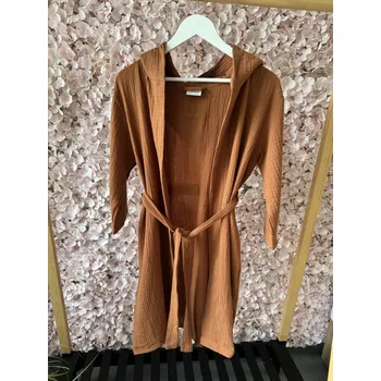 Dívčí župan Mimilove Mušelínový župánek pro větší děti 6 -10 let Karamel