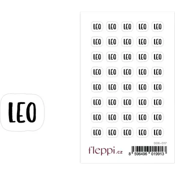samolepka Fleppi Samolepky se jmény - Leo