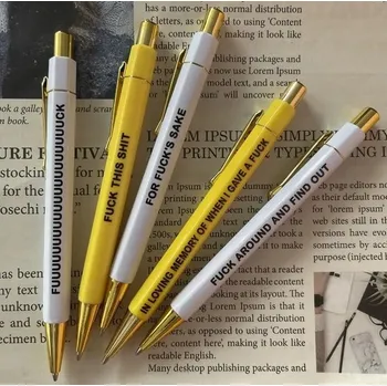 Stylová propiska FUUUCK na Váš stůl