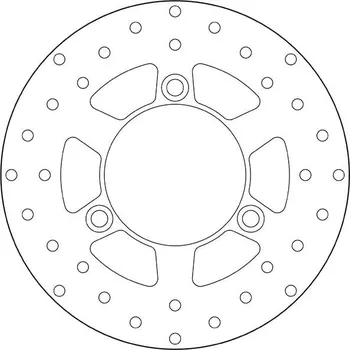 Brzdový kotouč Brzdový kotouč BREMBO 68B40729 fix SUZUKI UX 125 Sixteen 2008-2015