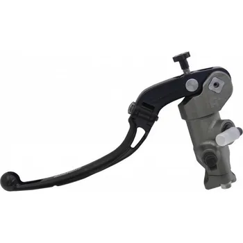 Brzda pro motocykl ACCOSSATO Italy Radiální spojková pumpa ACCOSSATO PRS 15x15-16-17 s kloubovou páčkou Provedení: bez RST, Barva páčky: černá, Délka páčky: krátká