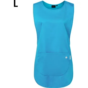 Kuchyňská zástěra G.Gastro KARLOWSKY | Šatová zástěra Essential - pacifická modrá - velikost: L