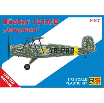 Plastikový model 1/72 Bücker Bü 131 A/D 'Jungman' (2x camo)