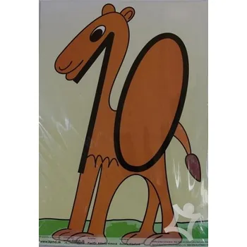 Magnetická kreslící tabulka Číslicovo (set čísiel) - Alžbeta Hirková