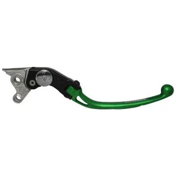 Adjustable folding lever ACCOSSATO aluminium, master cylinder zelená LV009G-L-NRST