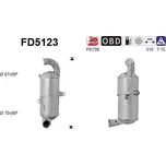 Filtr pevnych castic, vyfukovy system AS FD5123