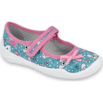 Dívčí bačkory Dívčí balerínky BEFADO BLANCA 114X415 Velikost: 25