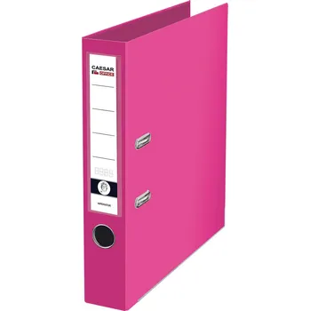 CAESAR Imperator - pořadač pákový A4 CP 5 cm, rado, lišty, růžový