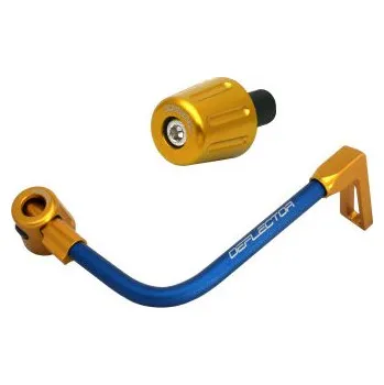 Lever guard ACCOSSATO with blue hose and joint right, aluminium DE004-026-TP-16