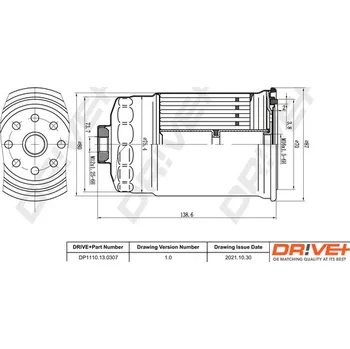 Palivový filtr Palivový filtr Dr!ve+ DP1110.13.0307