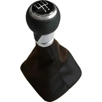 Řadící páka s manžetou Škoda Octavia II 2004 - 2013 S-Line Black 5-stupňová převodovka Red